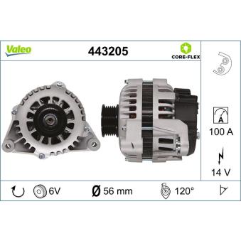 Alternateur VALEO OEM 6204006 Alternateur VALEO OEM 6204006