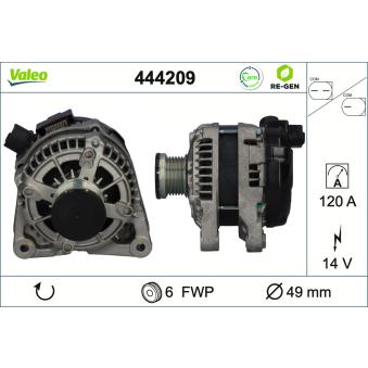 Alternateur VALEO OEM CV6T10300FA