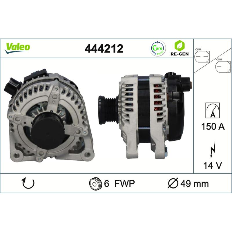 Alternateur VALEO 444212 - Visuel 1