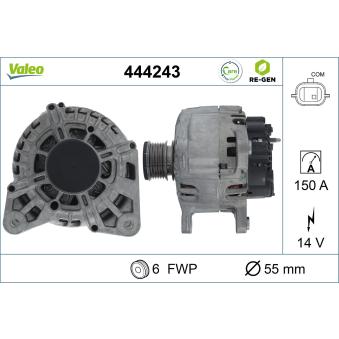 Alternateur VALEO 444243