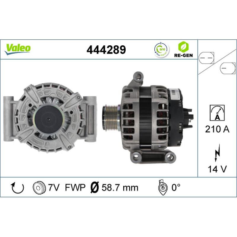 Alternateur VALEO 444289 - Visuel 1