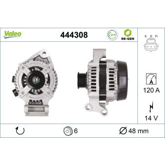 Alternateur VALEO OEM 3M5T10300KA