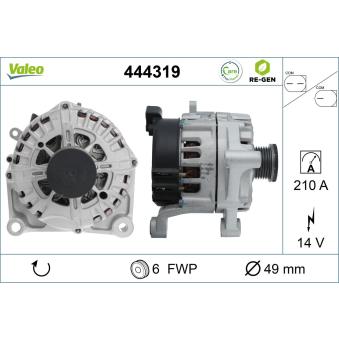 Alternateur VALEO OEM 7628243