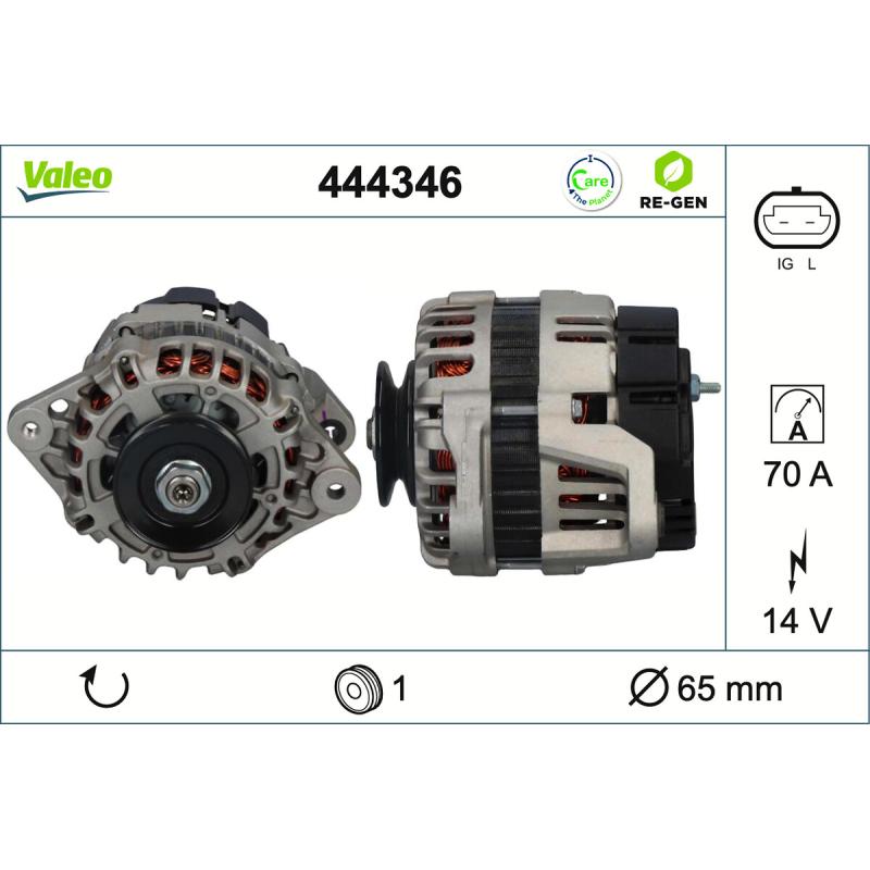 Alternateur VALEO 444346 - Visuel 1