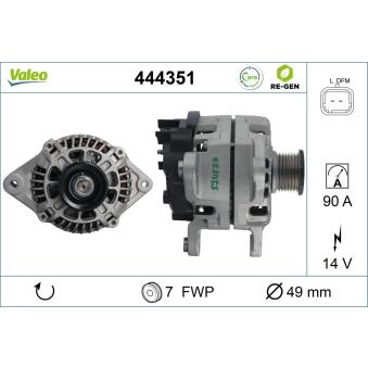 Alternateur VALEO OEM 231005424R