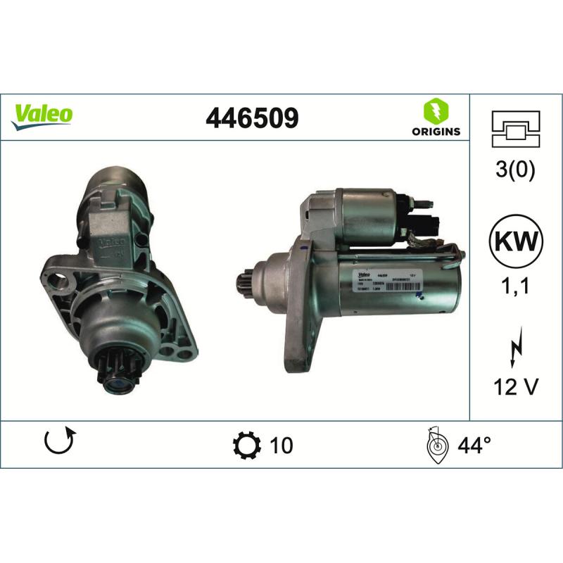Démarreur VALEO 446509 - Visuel 1