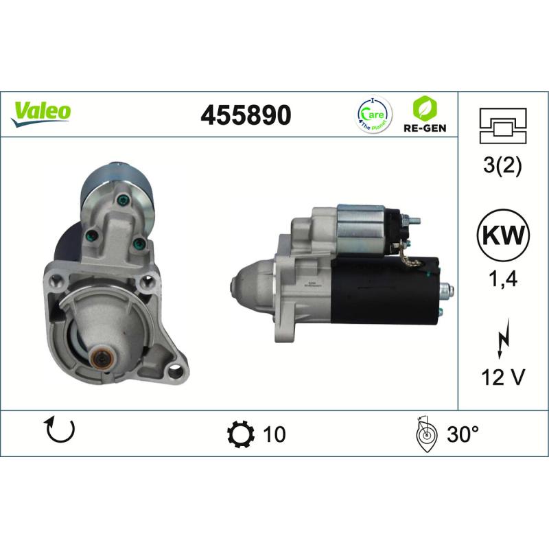Démarreur VALEO 455890 - Visuel 1