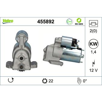 Démarreur VALEO OEM 1205240