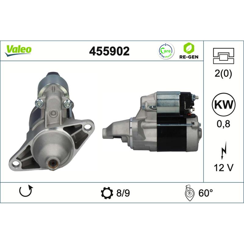 Démarreur VALEO 455902 - Visuel 1