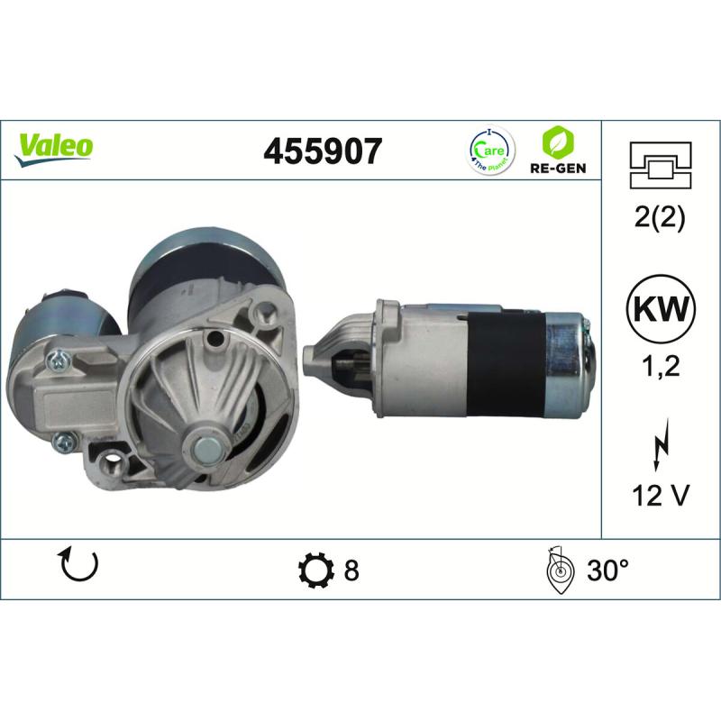 Démarreur VALEO 455907 - Visuel 1