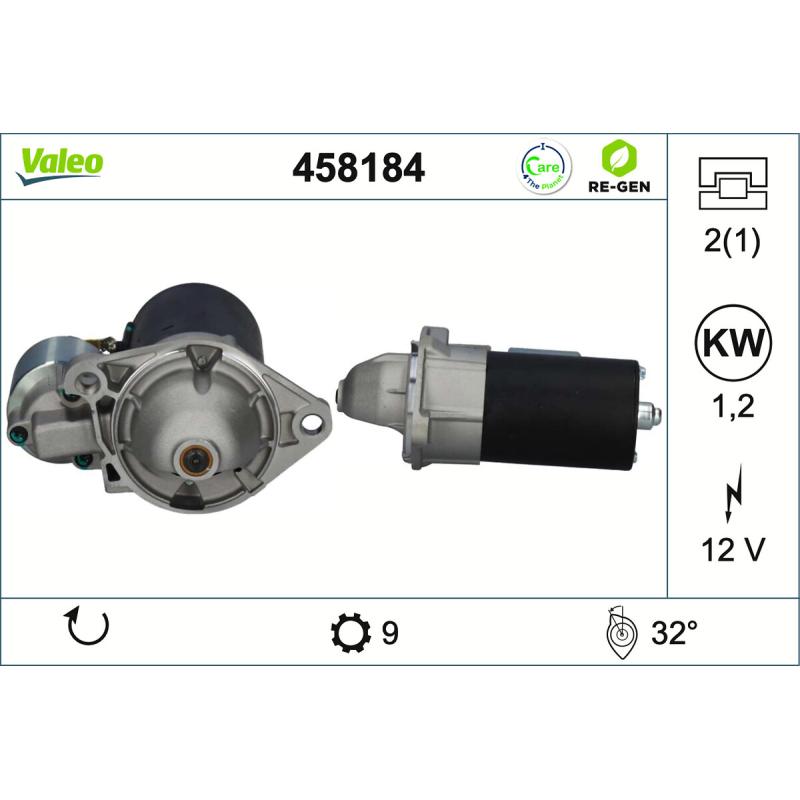 Démarreur VALEO 458184 - Visuel 1