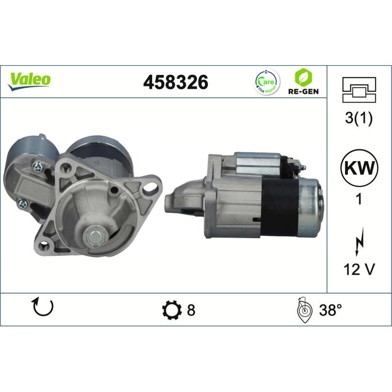 Démarreur VALEO 458326 - Visuel 1