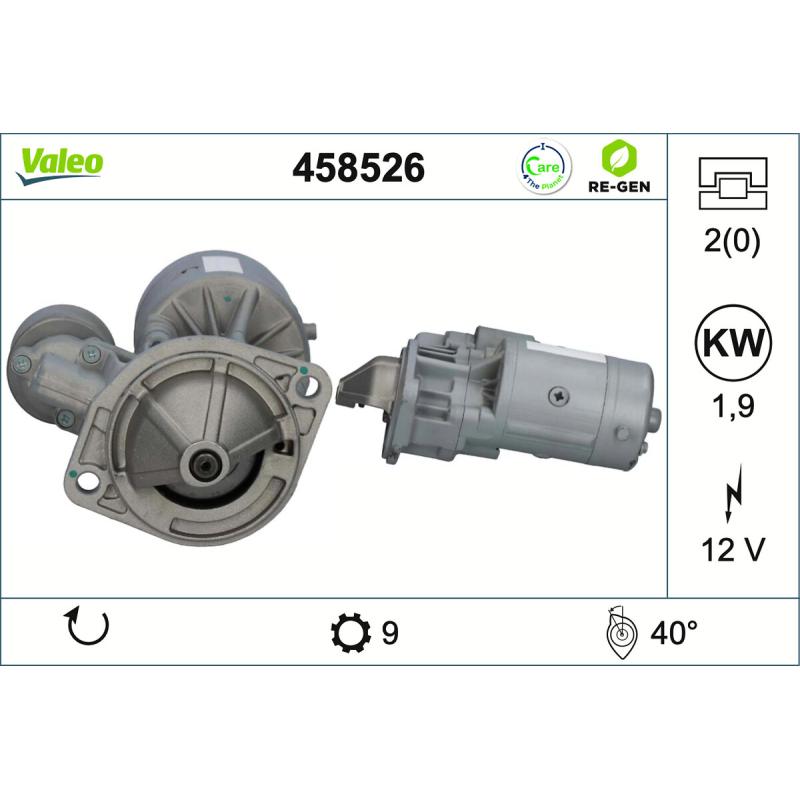 Démarreur VALEO 458526 - Visuel 1