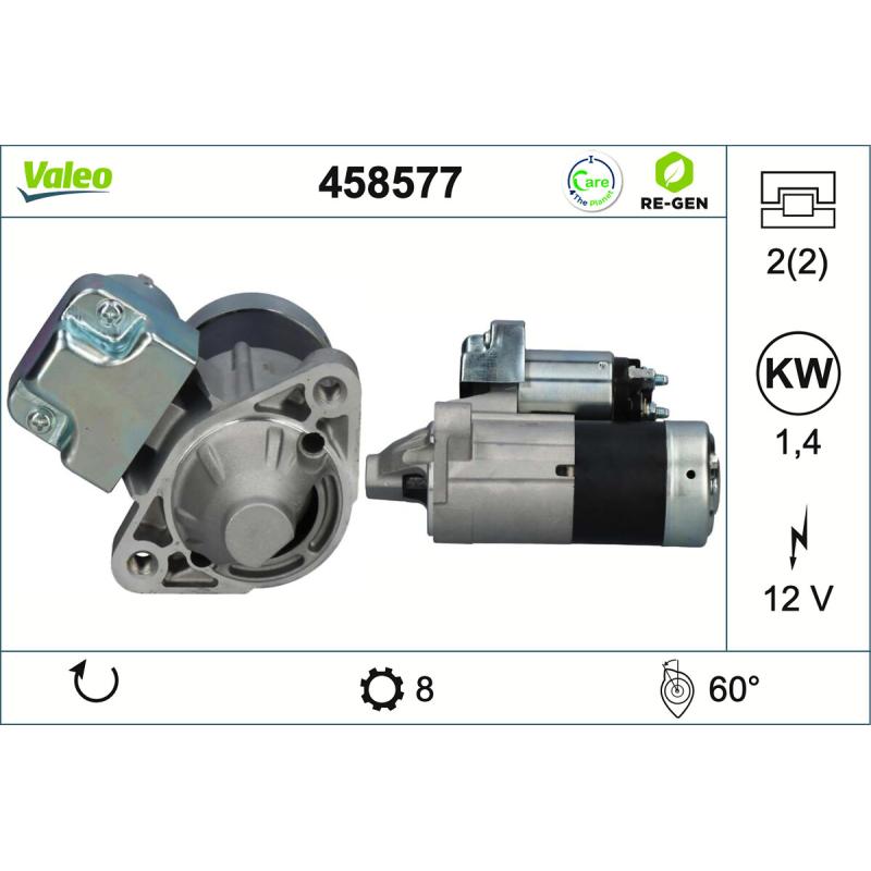 Démarreur VALEO 458577 - Visuel 1