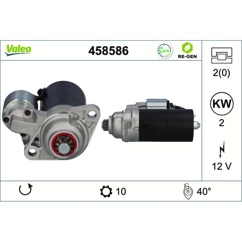 Démarreur VALEO 458586 - Visuel 1