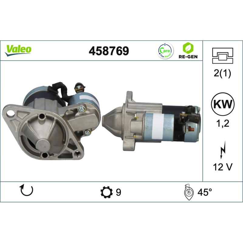 Démarreur VALEO 458769 - Visuel 1