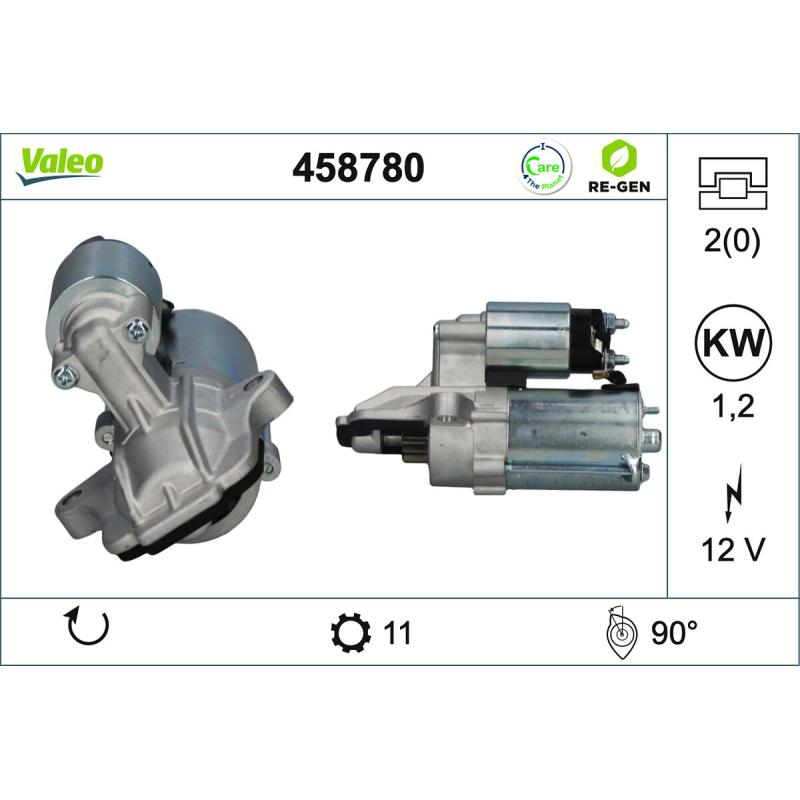 Démarreur VALEO 458780 - Visuel 1