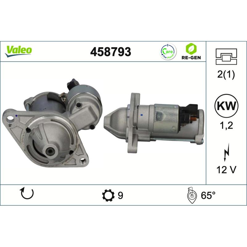 Démarreur VALEO 458793 - Visuel 1