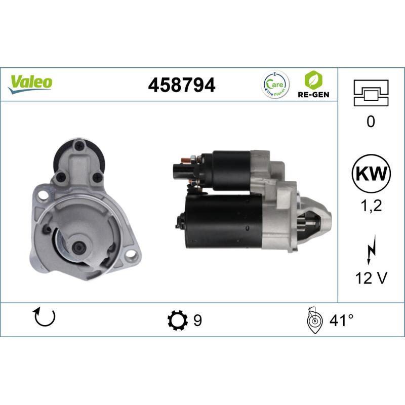 Démarreur VALEO 458794 - Visuel 1