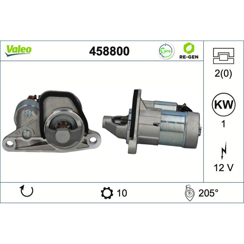 Démarreur VALEO 458800 - Visuel 1