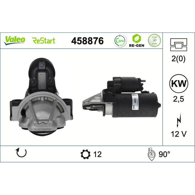 Démarreur VALEO 458876 - Visuel 1