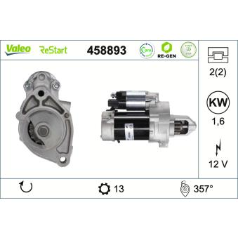 Démarreur VALEO 458893
