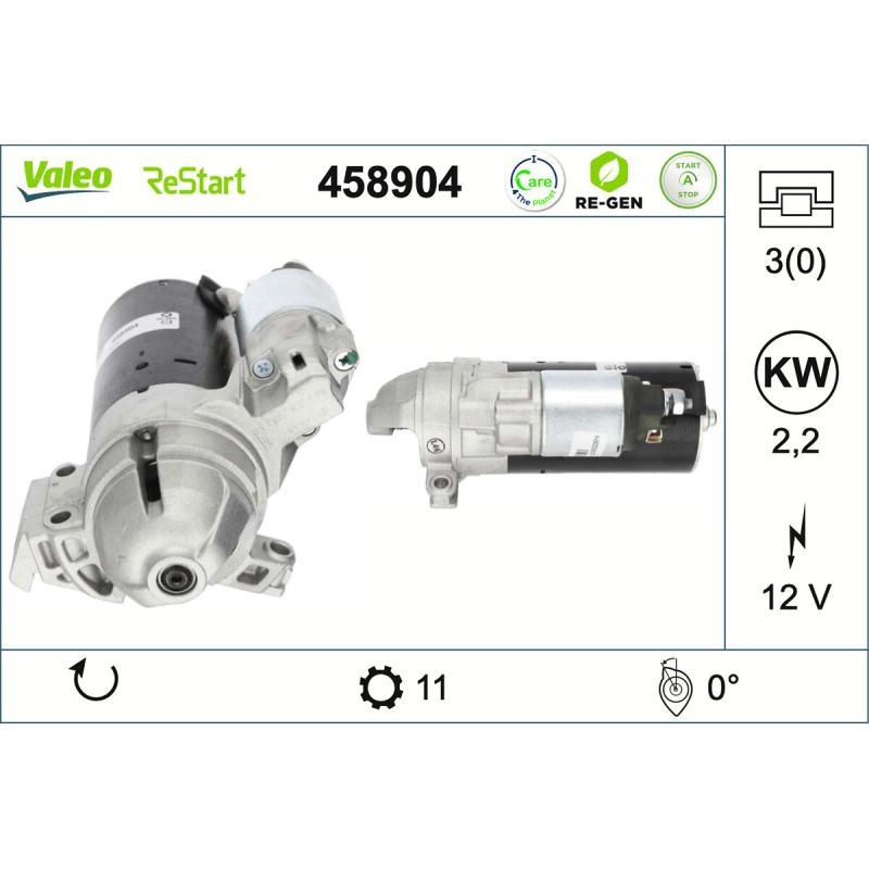 Démarreur VALEO 458904 - Visuel 1
