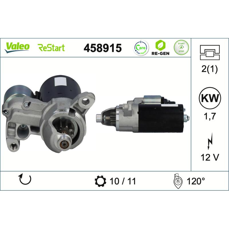 Démarreur VALEO 458915 - Visuel 1