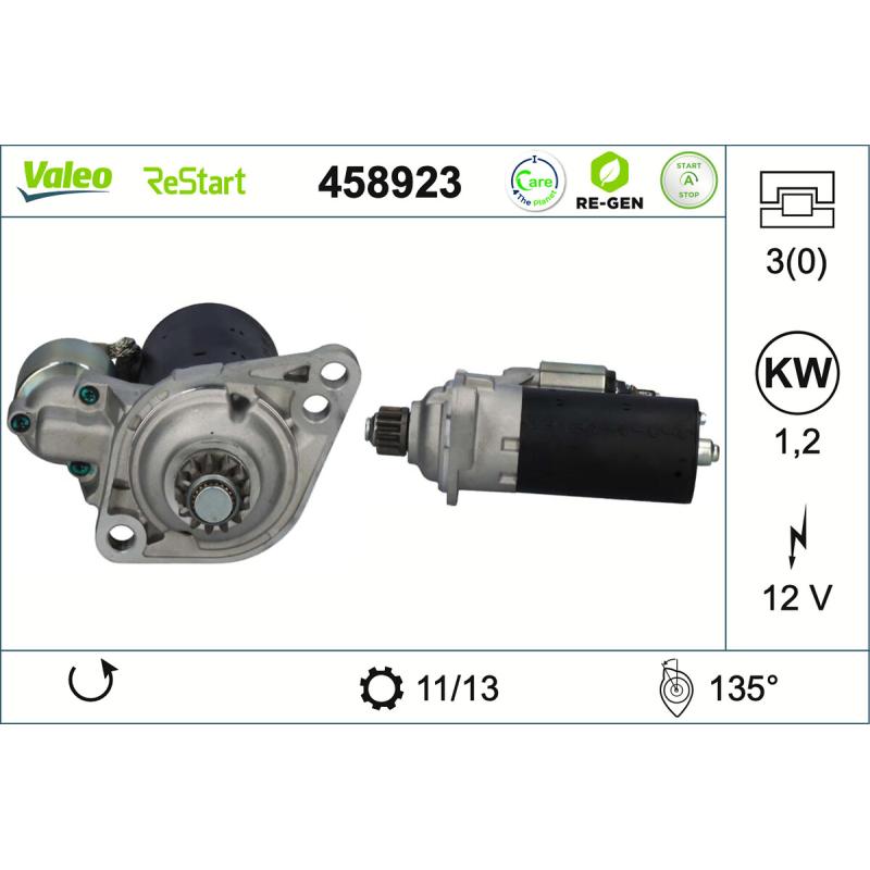 Démarreur VALEO 458923 - Visuel 1