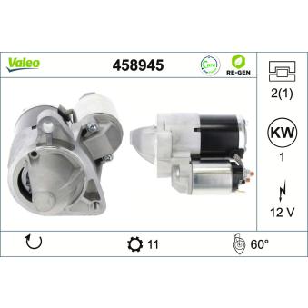 Démarreur VALEO 458945
