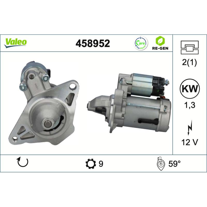 Démarreur VALEO 458952 - Visuel 1