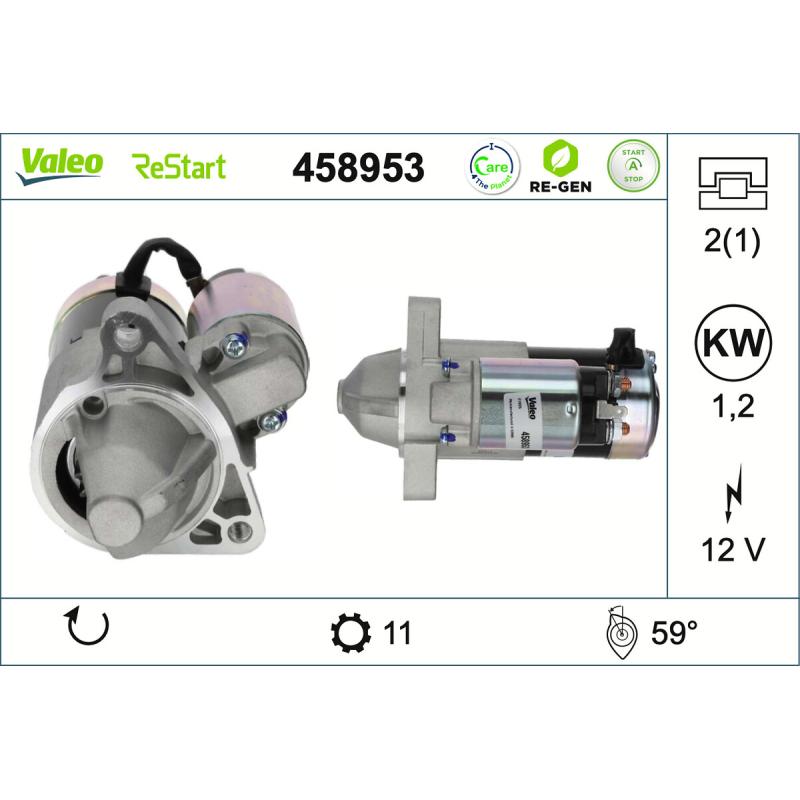 Démarreur VALEO 458953 - Visuel 1