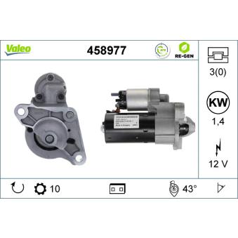 Démarreur VALEO 458977