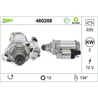 Démarreur VALEO OEM 02M911024HX