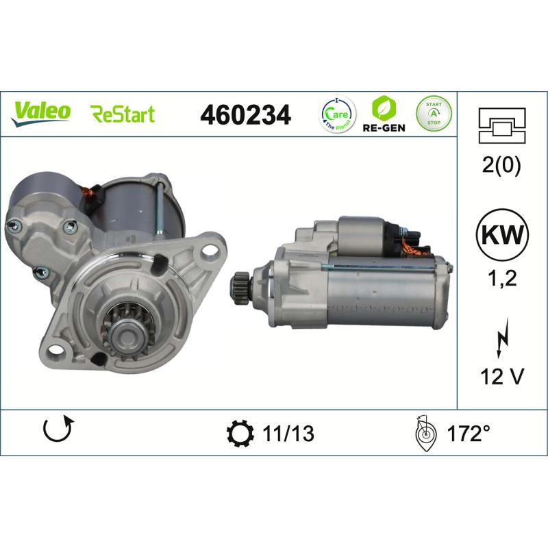 Démarreur VALEO 460234 - Visuel 1