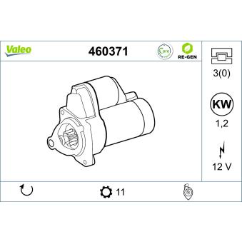 Démarreur VALEO OEM 3R8311000AA