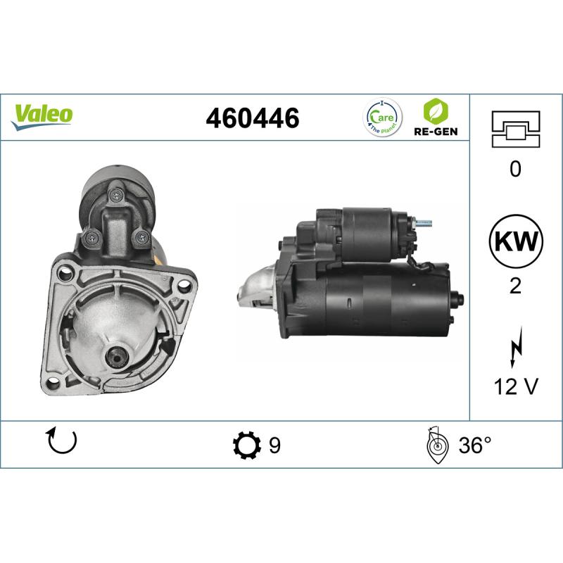 Démarreur VALEO 460446 - Visuel 1