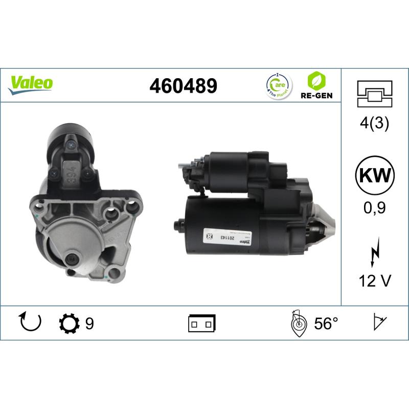 Démarreur VALEO 460489 - Visuel 1