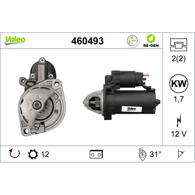 Démarreur VALEO 460493 - Visuel 1