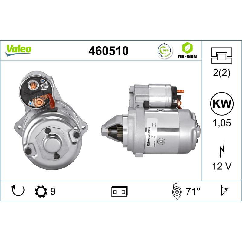 Démarreur VALEO 460510 - Visuel 1