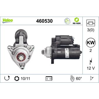 Démarreur VALEO OEM 02B911023J