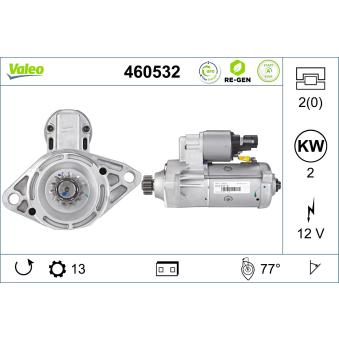 Démarreur VALEO OEM 02E911024H