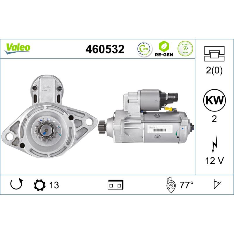 Démarreur VALEO 460532 - Visuel 1