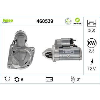 Démarreur VALEO OEM 5802Z3