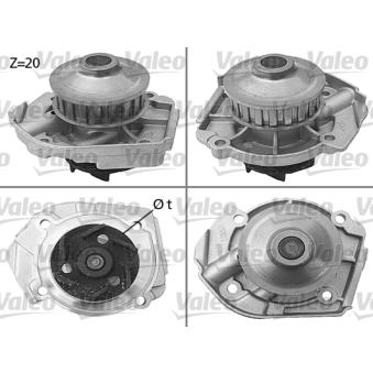 Pompe à eau VALEO 506397 pour VOLKSWAGEN GOLF 1.1 i Fire - 50cv