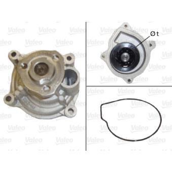 Pompe à eau VALEO 506867 pour LANCIA Y 1.6 FSI - 115cv