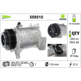 Compresseur, climatisation VALEO OEM 926001JA2B