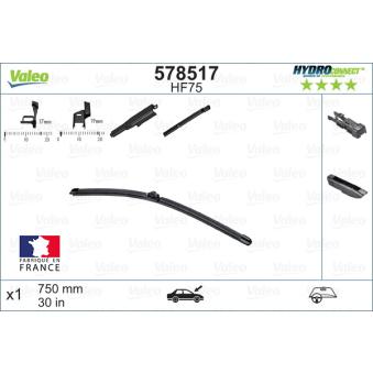 Balai d'essuie-glace VALEO OEM 1609967080