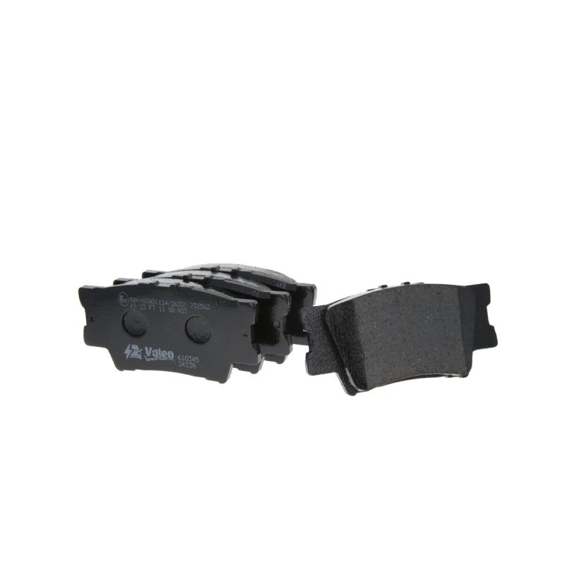 Jeu de 4 plaquettes de frein arrière VALEO 610345 - Visuel 2