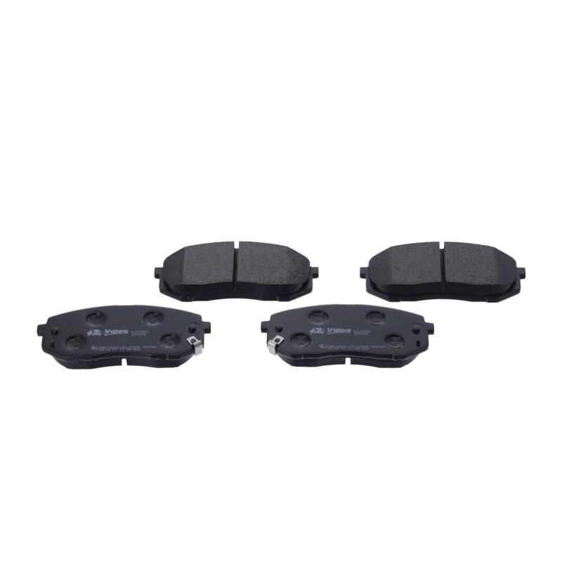 Jeu de 4 plaquettes de frein avant VALEO 610352 - Visuel 1